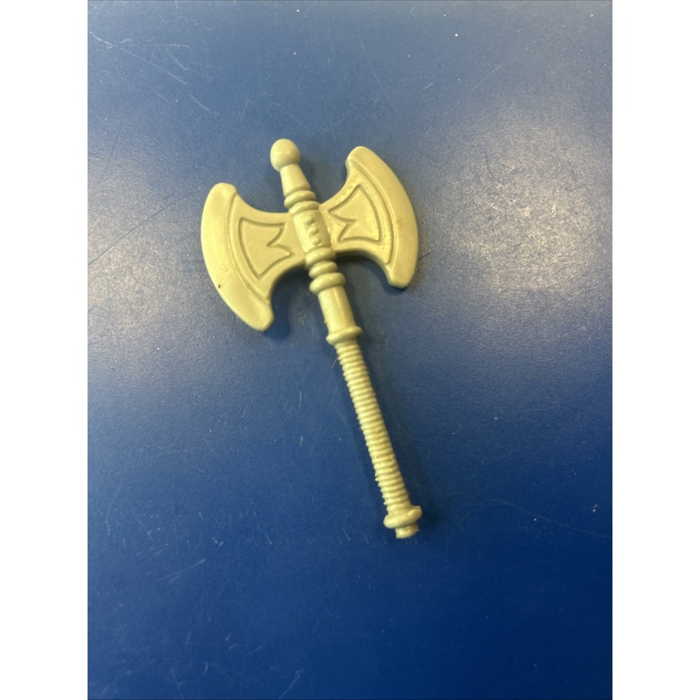 Vintage MOTU Masters of the Universe Battle Armor He-Man Axe Accessory Read